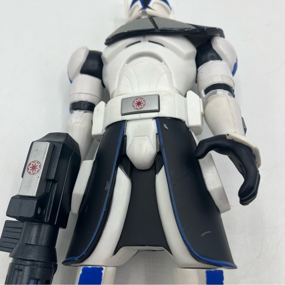 2009 HASBRO Star Wars 10" Figure COMMANDER REX CLONE Trooper Tested Working - Picture 10 of 11